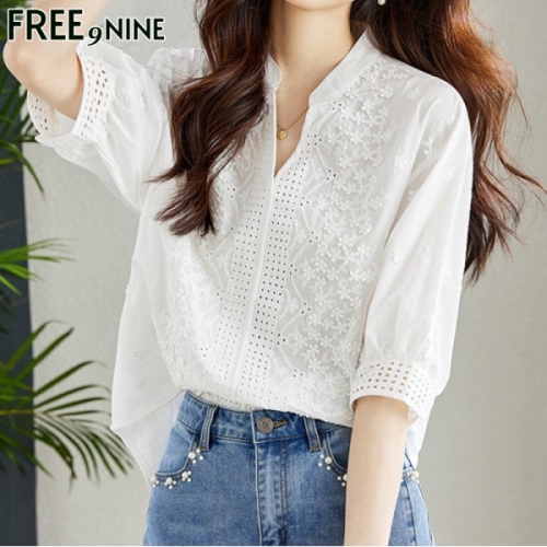 프리나인 메이크펀칭블라우스FRB41154A