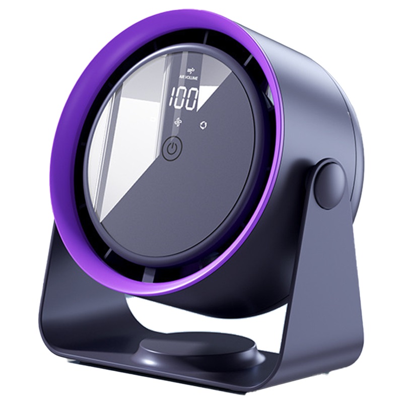  차량용 무소음 디지털터치 데스크 블레이드리스 선풍기 (1개)