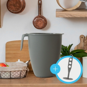 보노하우스 얼쓰 완벽밀폐 음식물쓰레기통 5L_이미지