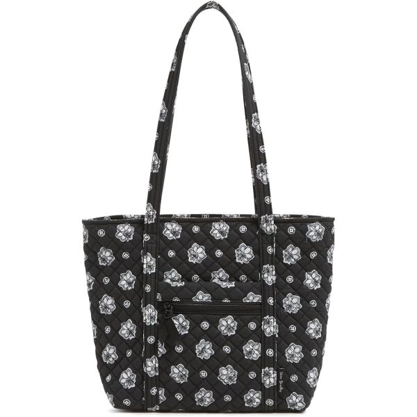 파세코 베라 브래들리 프리미엄 코튼 스몰 토트백 실버 및 블랙 반다나 페이즐리 SSPHHWJG 670001