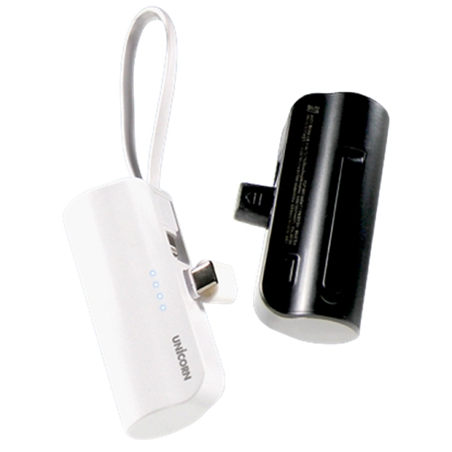 서진네트웍스 유니콘 미니 도킹형 보조배터리 PD-5000M 5000mAh (C타입+8핀)_이미지