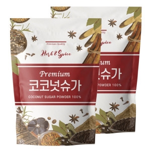 해나식품 코코넛슈가 비정제설탕 1kg 2봉_이미지
