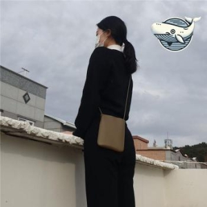 라일리 Rly 미니멀 디자인 핸드폰 크로스백 올리브색 32089688
