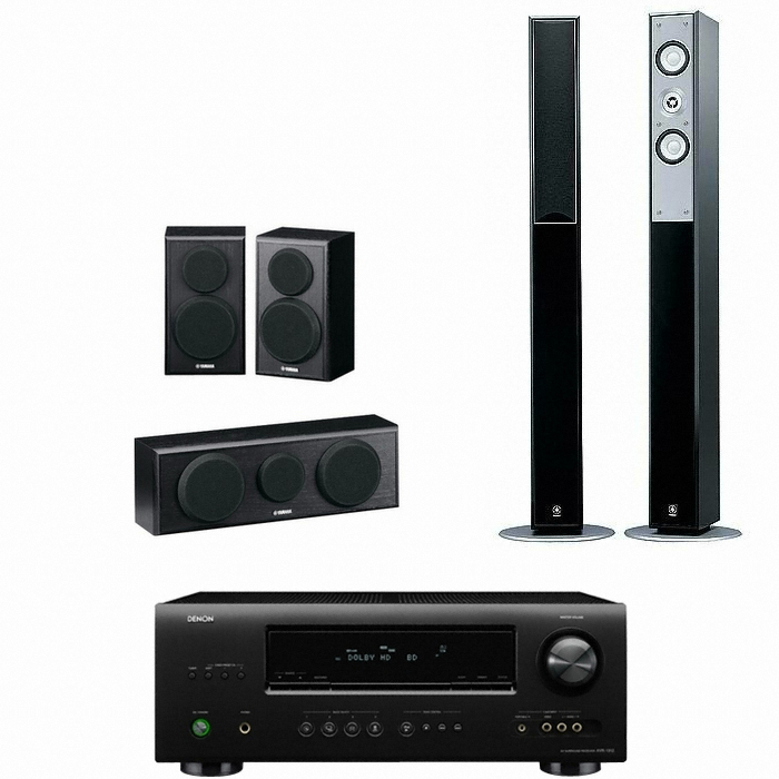 야마하 NS-125FP 5.0채널 + 데논 AV리시버 (AVR-1312)_이미지