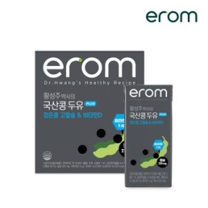 이롬 황성주 국산콩 두유 플러스 검은콩 고칼슘 비타민D 190ml (16개)_이미지
