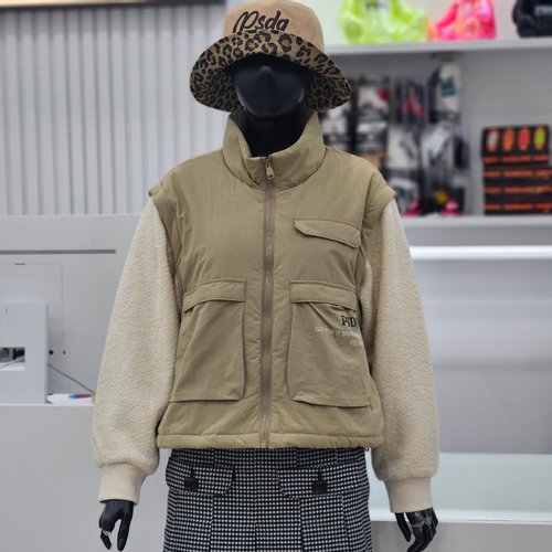 파사디골프 소매탈착 스텐에리 점퍼 P24FWJ702M