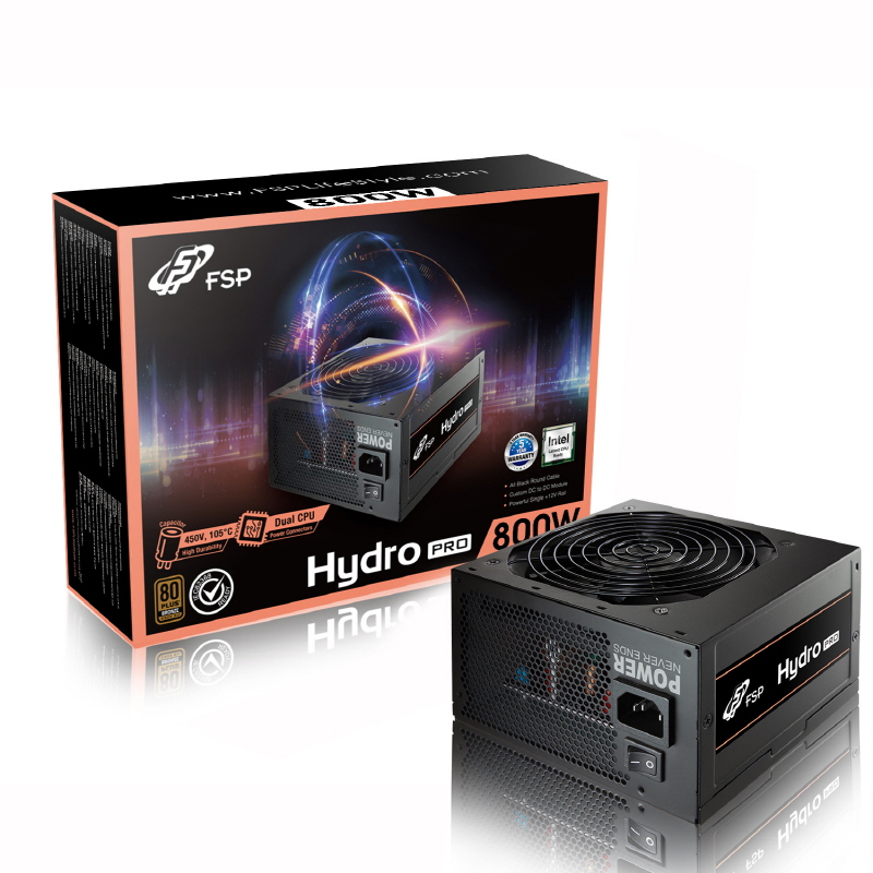 FSP HYDRO PRO 800W 80PLUS브론즈 230V EU_이미지