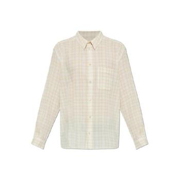  올세인츠 토야 체크 셔츠 TOYAM035SE SANDSTONEBROWN T