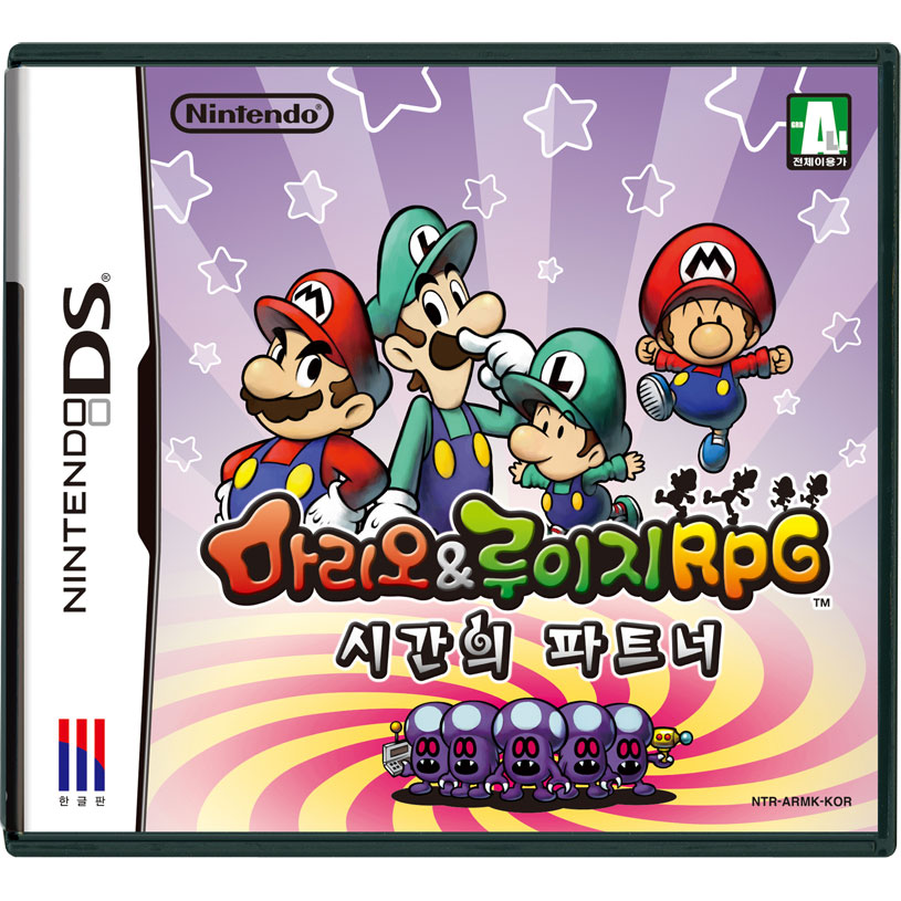 마리오&루이지RPG 시간의 파트너 중고,한글판_이미지