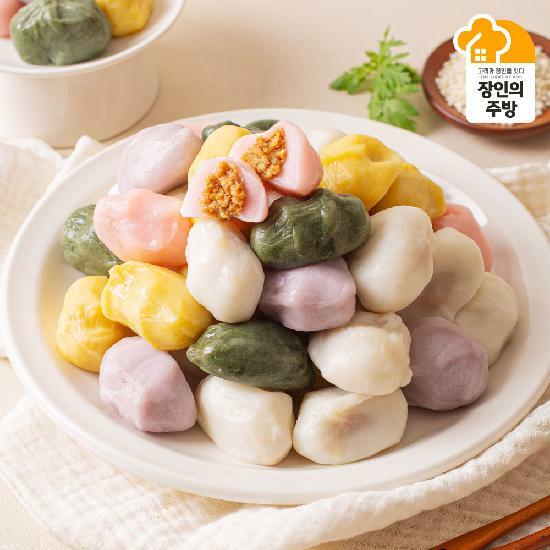 장인의주방 이병석장인 오색 깨송편 1kg (3개)