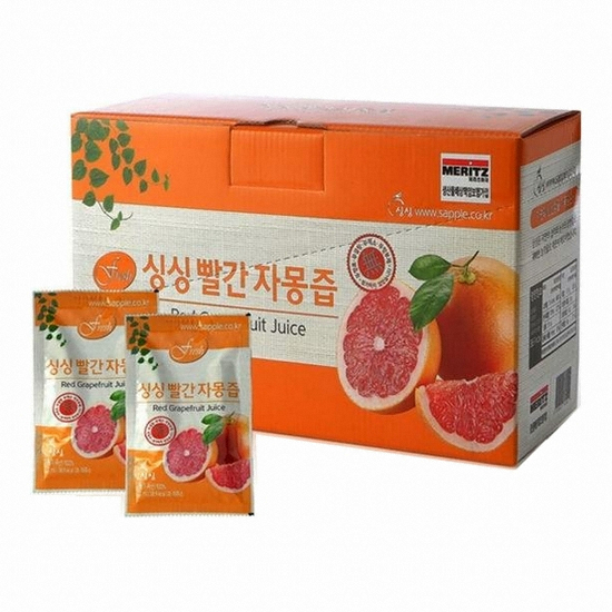 싱싱  빨간 자몽즙 100ml 20포 (1개)
