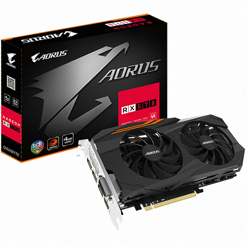 GIGABYTE AORUS 라데온 RX 570 D5 4GB