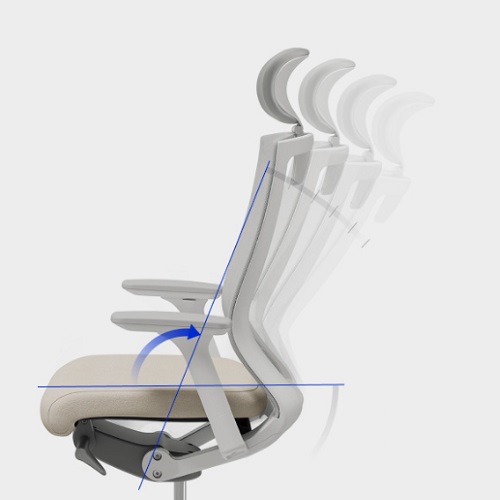 시디즈 T50 화이트 컴퓨터 책상 의자 HA_이미지