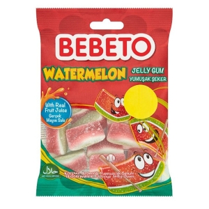 KERVANGIDA 베베토 베베토 워터멜론 젤리 수박 껌 대용량 70g 20팩