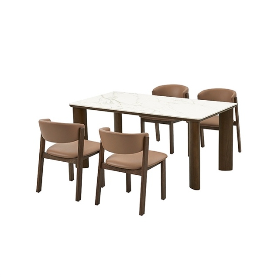 까사미아 에르네 세라믹 식탁 1595 (의자4개)_이미지