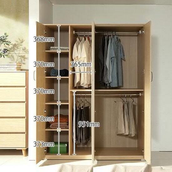 로쏘 모프 옷장세트 (160cm)_이미지