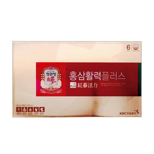 한국인삼공사 정관장 홍삼활력 플러스 40ml 30포 (5개)