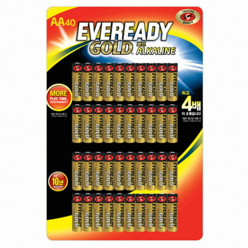 에버레디 ㅤ골드 알카라인 AA (40알)_이미지