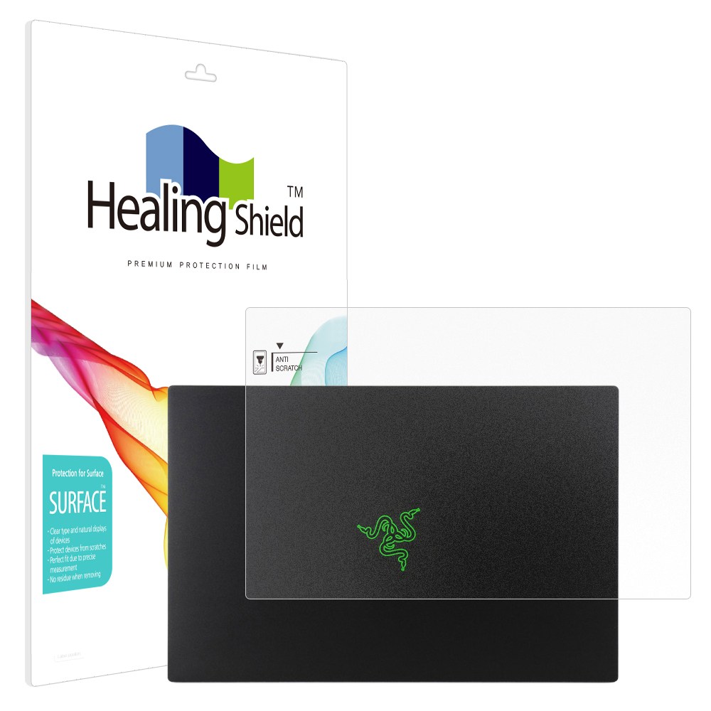 폰트리 힐링쉴드 Razer Blade 14 2022 무광 외부보호필름 상판 2매