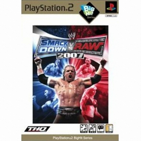THQ 빅히트 WWE 스맥다운 vs 로우 2007 PS2