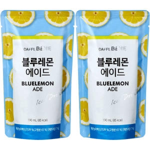 웅진식품 카페베네 블루 레몬 에이드 190ml