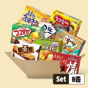 오리온 스윗몬 오리온 대용량 8종 실속 과자세트