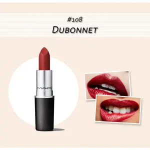 MAC 108 듀보넷 매트 레트로 립 파우더 키스 3g