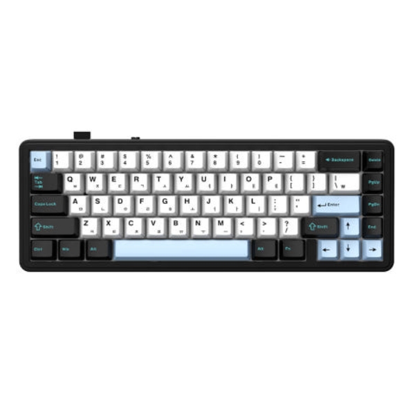 AULA F65 유무선 기계식 스카이 블랙 (세이야축)_이미지