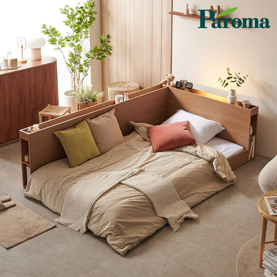 파로마 로리 코이 LED 저상형 가드 침대 SS