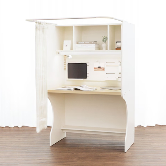 스터디플랜 플랜H 크림화이트 독서실책상 (1000x600)_이미지