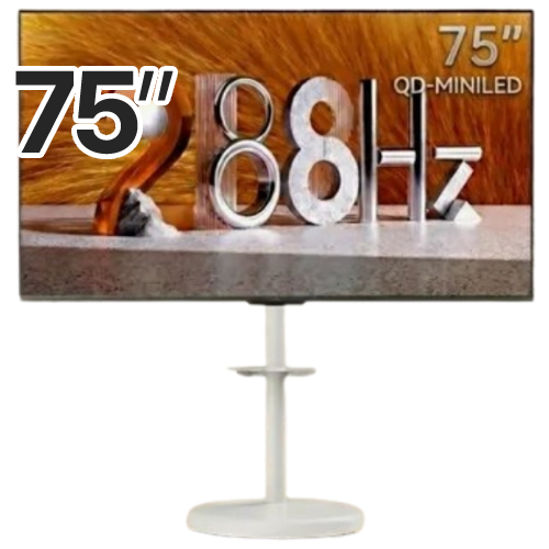 더함 치크 스마트 191cm(75인치) QD-MINILED 288Hz 돌비 AI 구글5.0 이동형 패키지 (더함 울트라)_이미지
