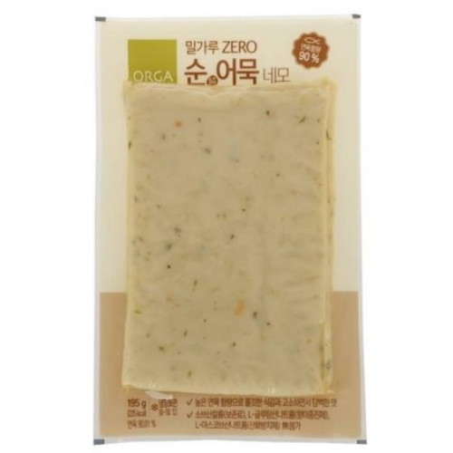 올가홀푸드 ORGA 밀가루 ZERO 순어묵네모 195g