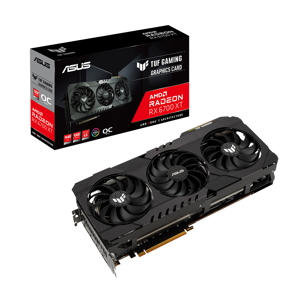 ASUS TUF Gaming 라데온 RX 6700 XT O12G OC D6 12GB_이미지