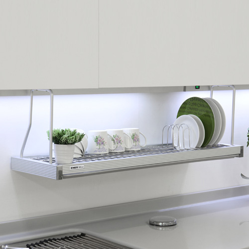 에넥스 ENNEE 알루미늄 싱크대선반 900/식기건조대