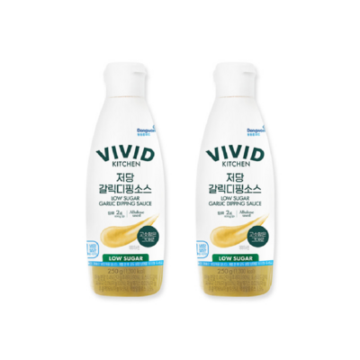 비비드키친 저당 갈릭디핑소스 250g