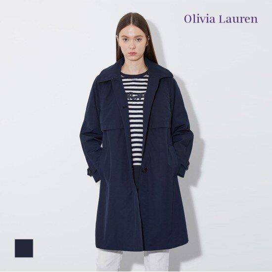 세정 올리비아로렌 여성 라이너 후드 트렌치 VOCEB4S1231_이미지