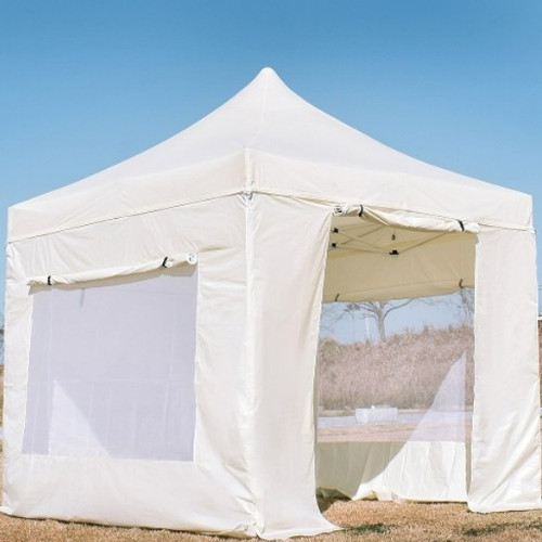 접이식 캐노피 베이직프레임 지붕 + 모기장옆면세트