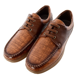 남성 체크프린팅 보트슈즈_AGM356KH23