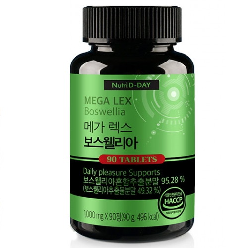 뉴트리디데이  메가렉스 보스웰리아 90정 (1개)
