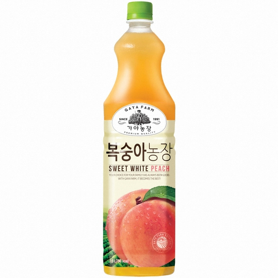 웅진식품 가야농장 복숭아농장 1.5L