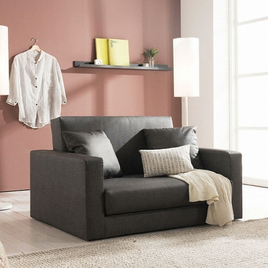 채우리 푹쉼 루앙 가죽 소파베드 2인용_이미지