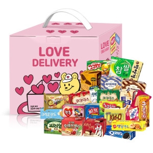 오리온 과자세트 핑크베어 C23_이미지