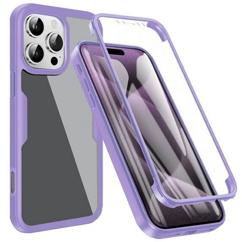 수나르 아이폰13 미니 캔디 컬러 풀커버 클리어 케이스