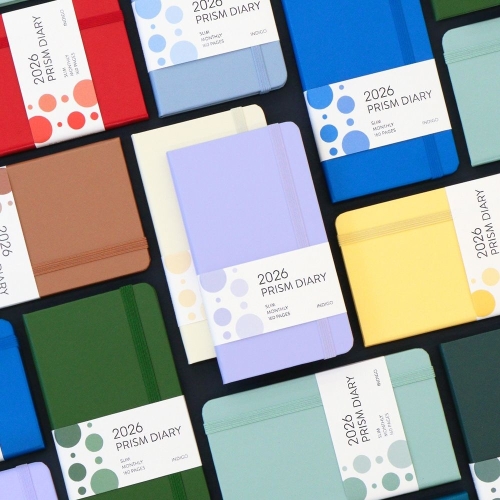 인디고 2026 프리즘 슬림 먼슬리 다이어리