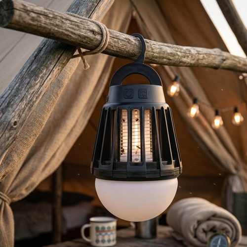 DSMKL-01 아웃도어 LED 모기퇴치기 캠핑랜턴 블랙 해외구매