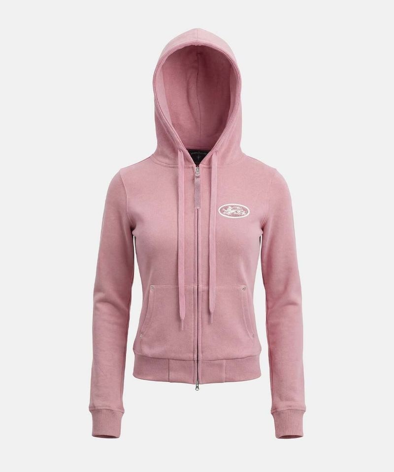 배드블러드 남녀공용 후드 집업 Mystic Capsule Slim Fit w-hde26-019 Pink M_이미지
