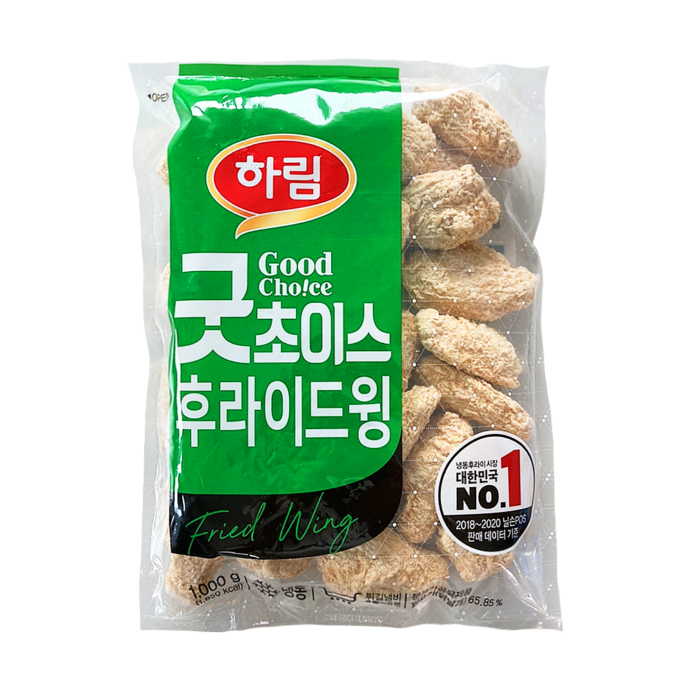 하림 굿초이스 후라이드윙 1kg이미지입니다. 누르면 해당 게시물로 새창이동합니다.