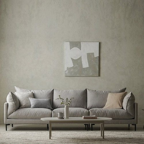 한샘  밀로 패브릭 소파 4인용