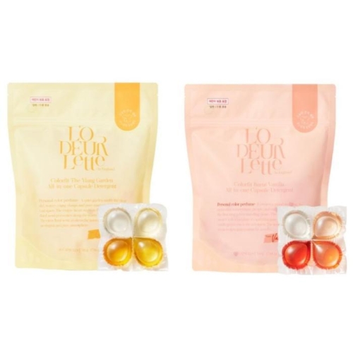 컬러핏 올인원 캡슐세제 더 일랑 가든 30개입 + 번트 바닐라 30개입