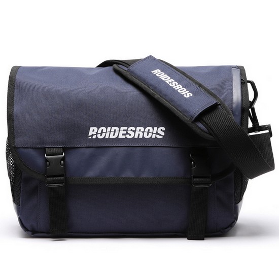 SIGNATURE LOGO MESSENGER BAG (NAVY)